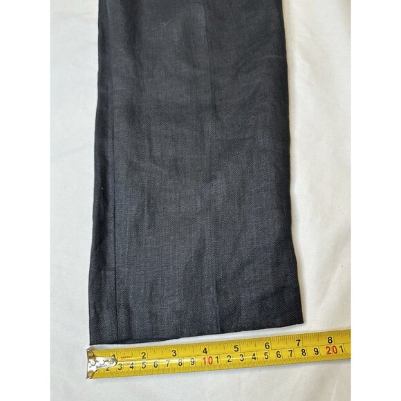 J. Crew Women’s 100% Linen Black Chino Pants 10 M - Picture 9 of 9